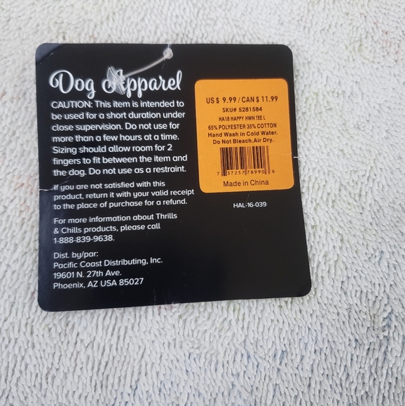 NEW, Dog Shirt, Halloween theme - Picture 5 of 5